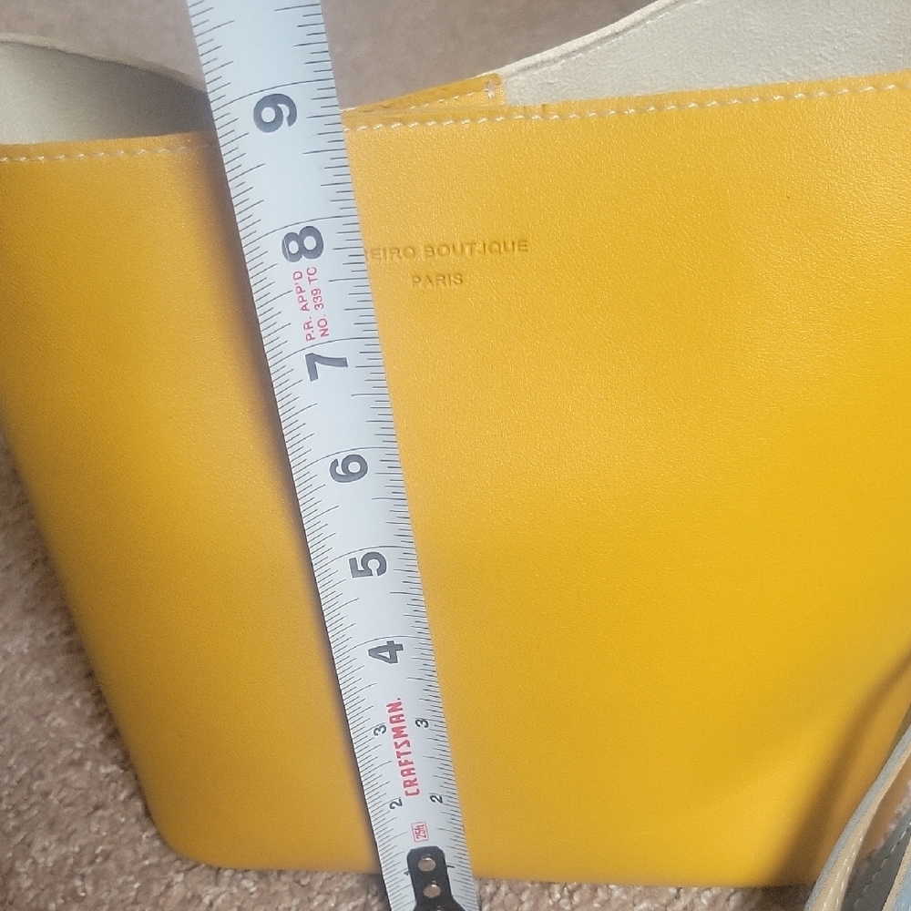 Yellow and White Women Bag - Picture 9 of 14